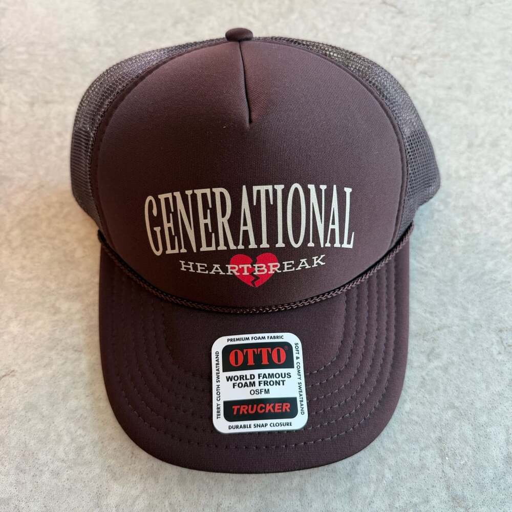 Ashley Anne Generational Heartbreak Trucker Hat Brown